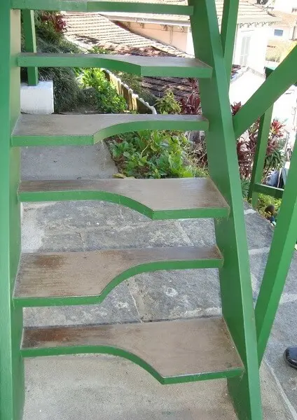 Escada Santos Dumont em sua residência em Petrópolis
